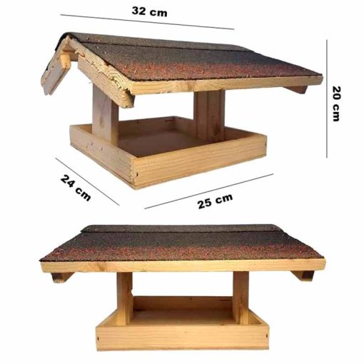 Téllimadár etető - Zsindelyes Nagy 34x34x20cm