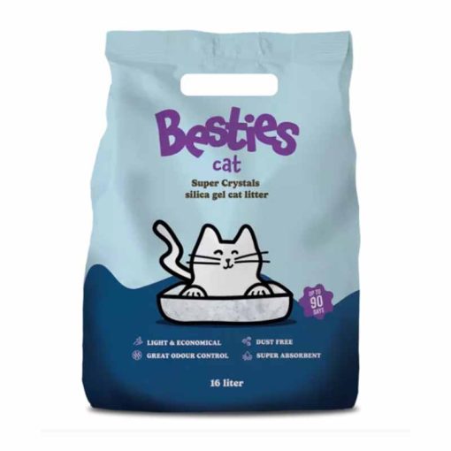 BESTIES Cat Super crystals szilika gél macskaalom 5L