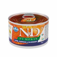 KT N&D Dog Pumpkin konzerv Mini Adult Bárány&Áfonya Sütőtökkel 140g