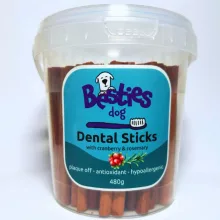 BESTIES DOG Dental Sticks Fogtisztító rudak 480g Hypoallergen