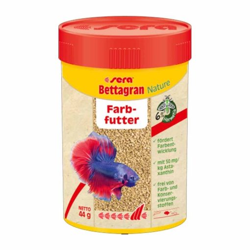 SERA Bettagran Nature 100ml akváriumi granulált haleledel Bettáknak