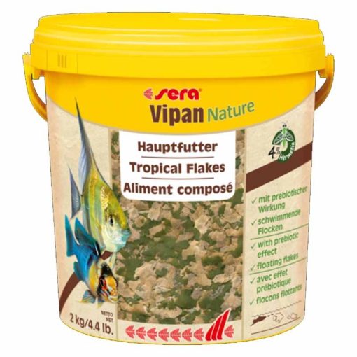 SERA Vipan Nature (Nagylemezes) 10L/2kg lemezes haleledel