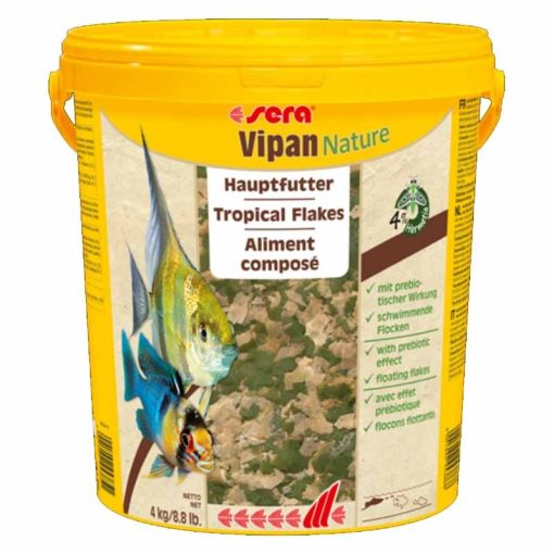 SERA Vipan Nature (Nagylemezes) 20L/4kg lemezes haleledel