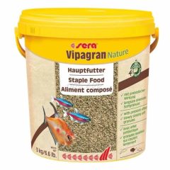   SERA Vipagran Nature 3kg granulált haleledel akváriumi halaknak