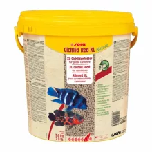 SERA Cichlids Red XL Nature 10L akváriumi granulált haleledel sügéreknek