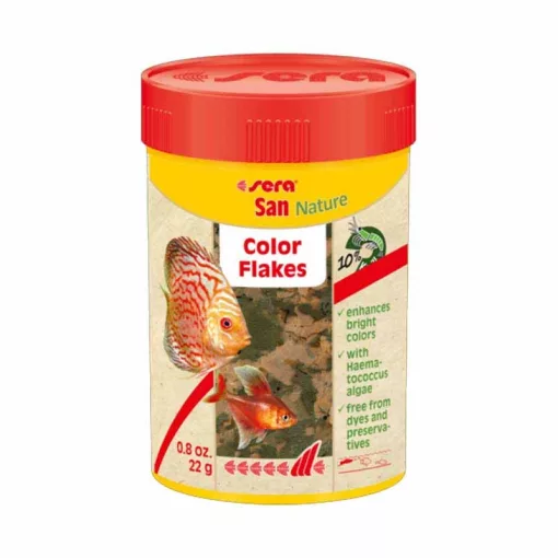 SERA San Nature 100ml lemezes színfokozó haleledel