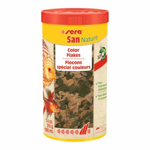 SERA San Nature 250ml lemezes színfokozó haleledel