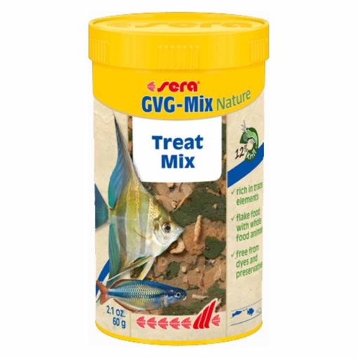 SERA GVG Mix Nature 250ml lemezes haleledel