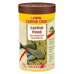 SERA Wels-Chips Nature 250ml akváriumi tablettás haleledel