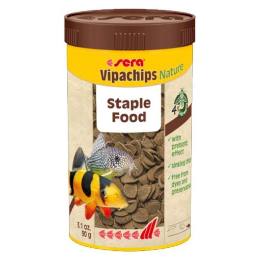 SERA Vipachips Wafers Nature 100ml akváriumi tablettás haleledel