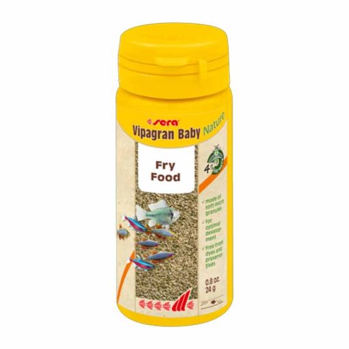 SERA Vipagran Baby Nature 50ml granulált haleledel ivadék halaknak