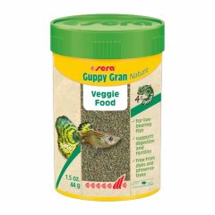SERA Guppy Gran Nature 100ml granulált haleledel Guppyknak
