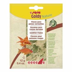 SERA Goldy Nature (Zacskós) 12g lemezes haleledel