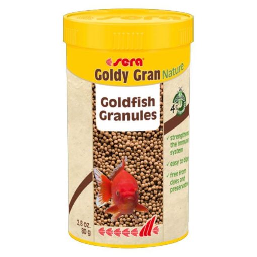 SERA Goldy Gran Nature 250ml granulált haleledel aranyhalaknak