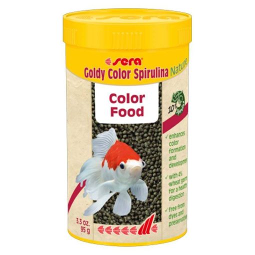 SERA Goldy Color Spirulina Nature 100ml granulált haleledel aranyhalaknak