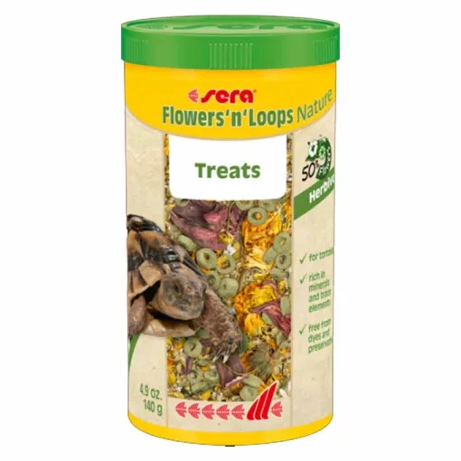 SERA Flowers'n'Loops Nature 1000ml Illatos virágokkal szárazföldi teknősöknek