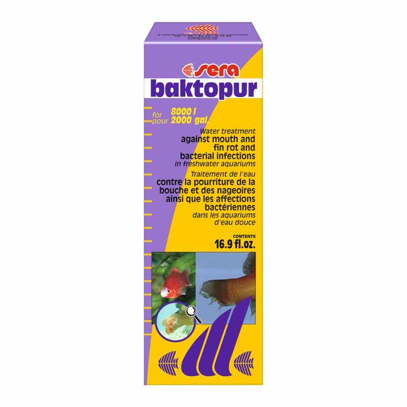 Sera Baktopur 500ml/8000L gyógyszer akváriumi halaknak - BES