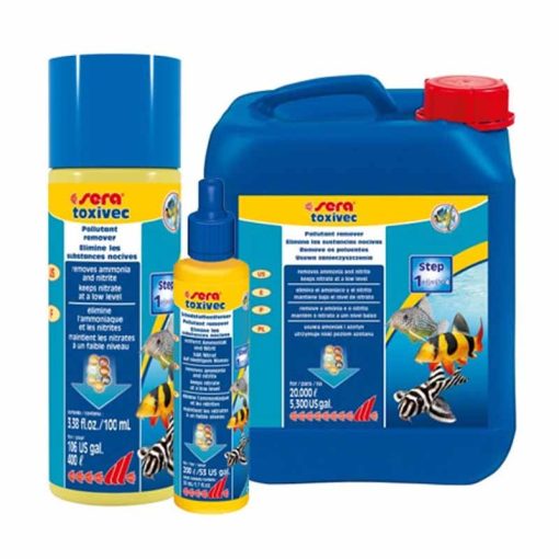 SERA Toxivec 250ml/1000L károsanyag eltávolító akváriumokhoz