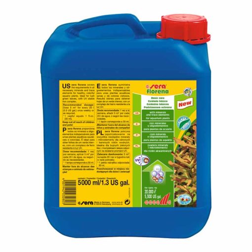 SERA Florena 5000ml/20000L növénytáp oldat akváriumi növényeknek