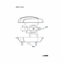 SERA légpumpa ALKATRÉSZ Komplett Javító Készlet AIR110 R