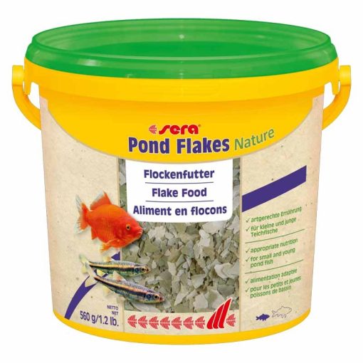 SERA Pond Flakes Nature 3800ml  tavi lemezes heleledel