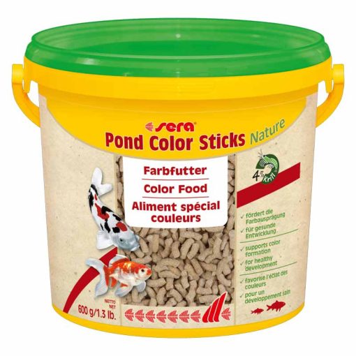 SERA Pond Color Sticks Nature 3800ml tavi pálcikás haleleség