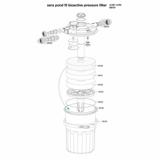 SERA Pond Fil Bioaktív szűrő készlet 12000