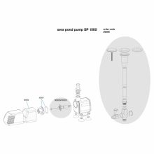 SERA Pond SP1500 szökőkút szivattyú