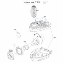 SERA Pond szűrő pumpa PP6000 65W/5600 l/h