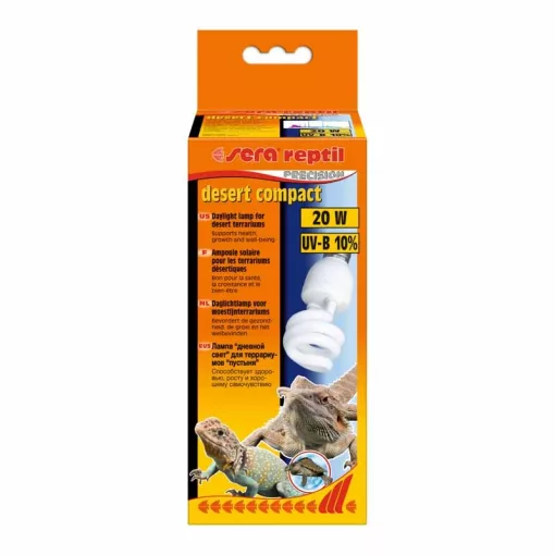SERA Reptil Desert Compact Izzó/20W 10%UVB Sivatagi