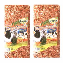 Trópus rágcsáló finomság szárított sárgarépa 450ml/130g