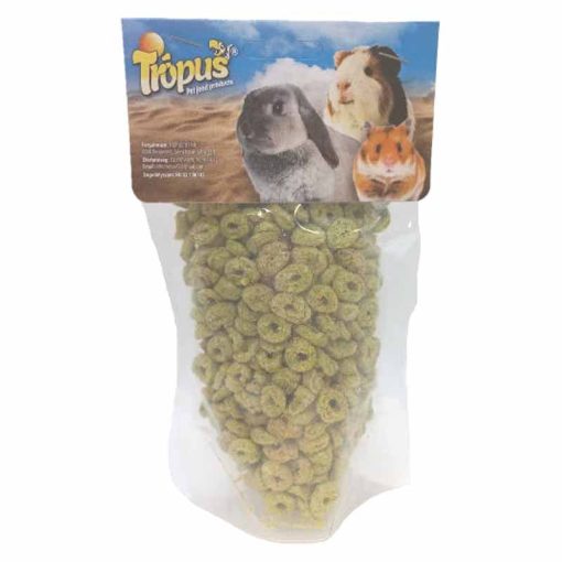 Trópus rágcsáló finomság Lucerna karika 200g