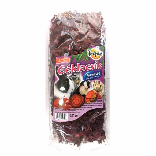 Trópus rágcsáló finomság Céklacsík 450ml/140g