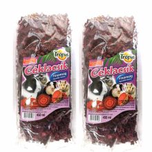 Trópus rágcsáló finomság Céklacsík 450ml/140g
