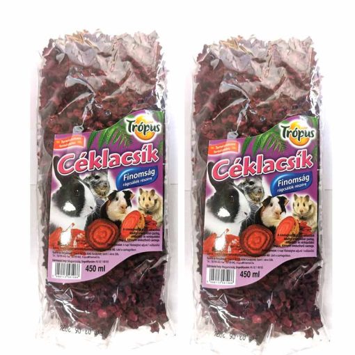 Trópus rágcsáló finomság Céklacsík 450ml/140g