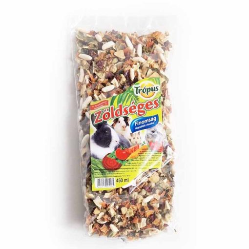 Trópus rágcsáló finomság Zöldséges 450ml