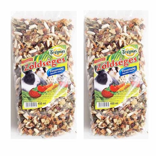 Trópus rágcsáló finomság Zöldséges 450ml