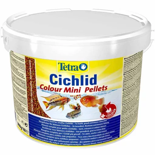 TETRA Cichlid Colour Mini Pellets 10 L haleledel sügéreknek