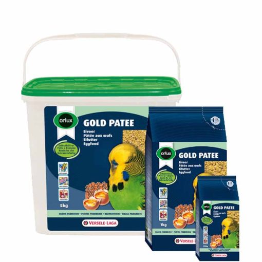 ORLUX Gold Patee Small Parakeets 250g (Mézes tojásos lágyeleség hullámos papagájok részére)
