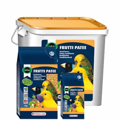 ORLUX Frutti Patee 250g (Gyümölcsös lágyeleség kistestű madarak részére)