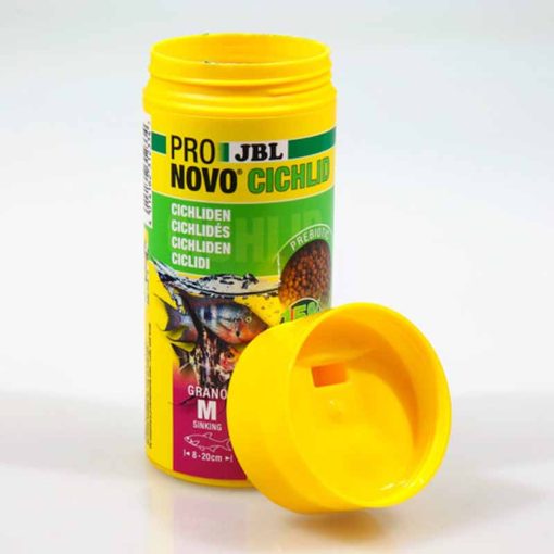 JBL PRONOVO Cichlid Grano M 250ml (CLICK) prémium eleség sügéreknek