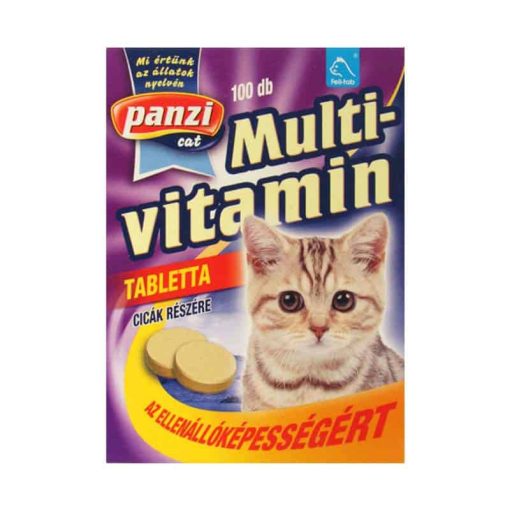 Panzi vitamin Feli-tab tabletta macska 100db Multivitamin