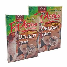 FITACTIVE Choco Drops Delight Kutyacsoki jutalomfalat 70g