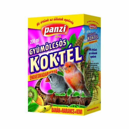 KT PANZI gyümölcskoktél 200ml Énekesmadárnak
