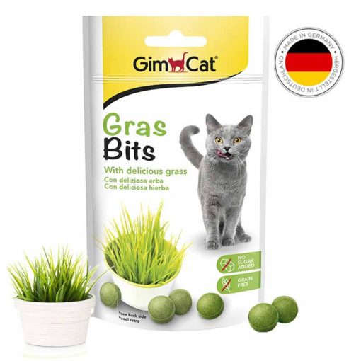 GIMCAT tabletta Gras bits zöldfű 50g