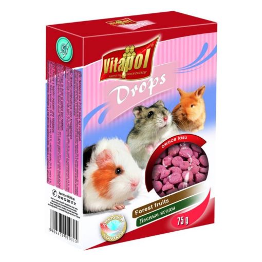 VITAPOL Drops erdei gyümölcs 75g