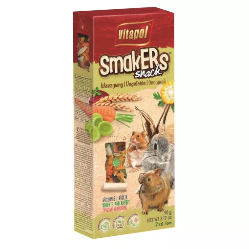 VITAPOL Smakers rúd Rágcsálóknak Zöldség 2db 90g