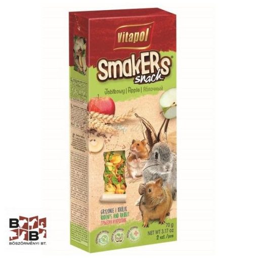 VITAPOL Smakers rúd Rágcsálóknak Almás 2db 90g
