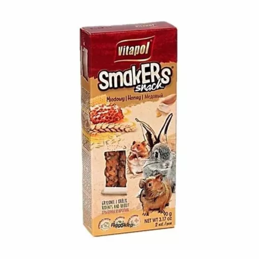 VITAPOL Smakers rúd Rágcsálóknak Méz 2db 90g