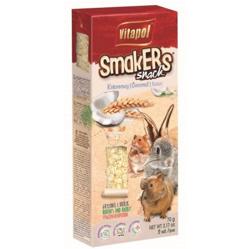 VITAPOL Smakers rúd Rágcsálóknak Kókusz 2db 90g